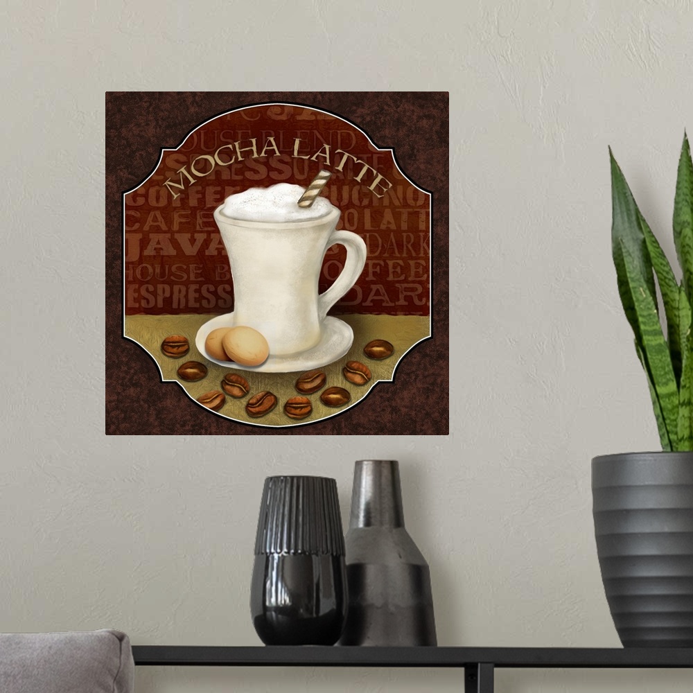 A modern room featuring Coffee Illustration I