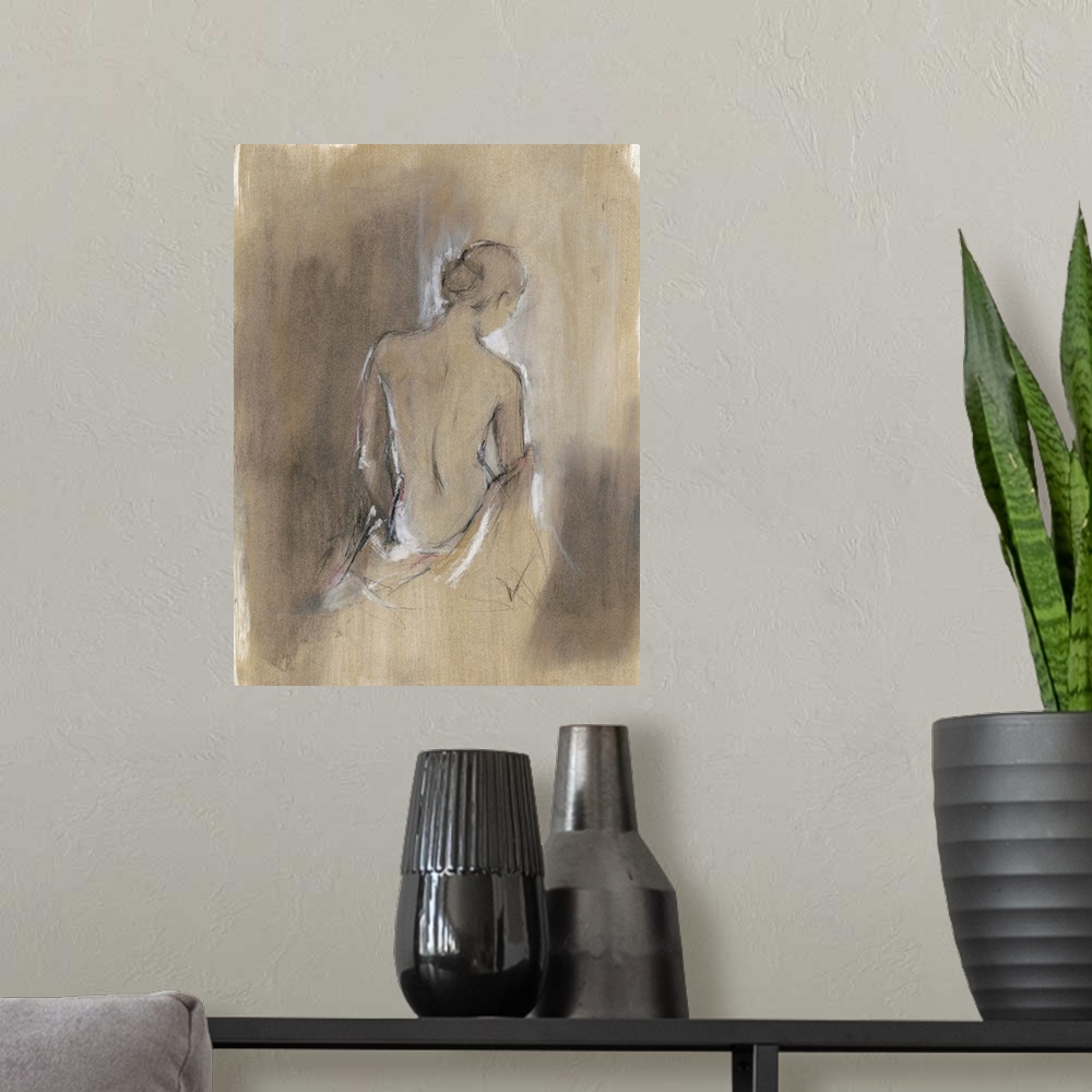 A modern room featuring Contemporary Figure II