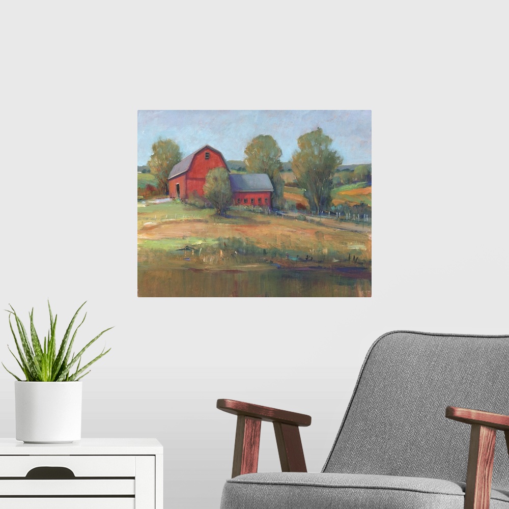 A modern room featuring Country Barn I