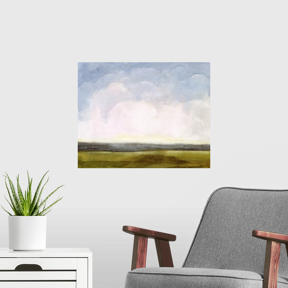 A modern room featuring Cumulus Horizon I