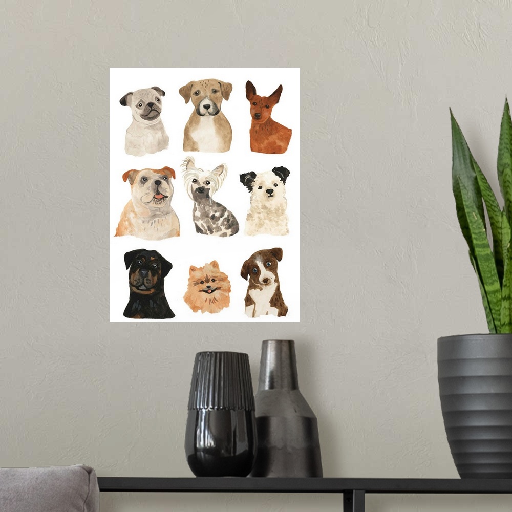 A modern room featuring Doggos & Puppers I
