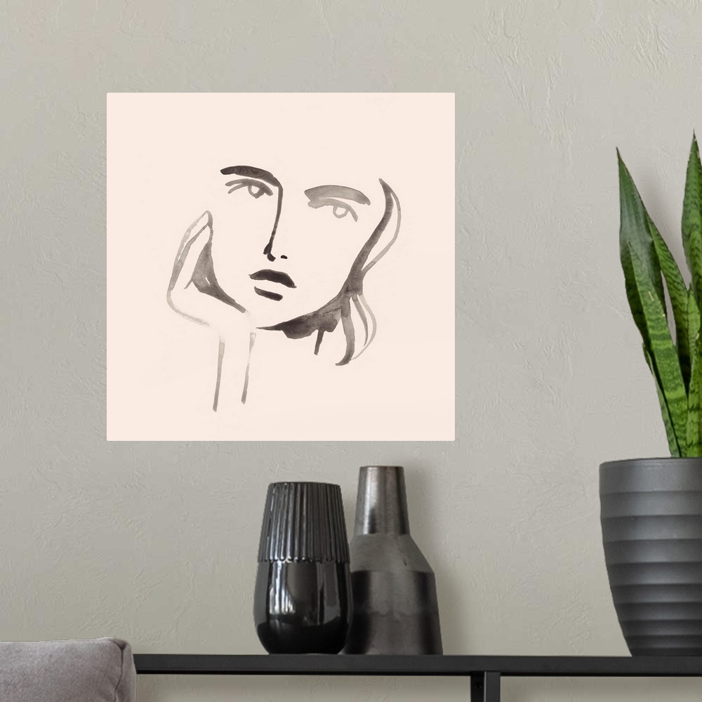A modern room featuring Face Shapes V