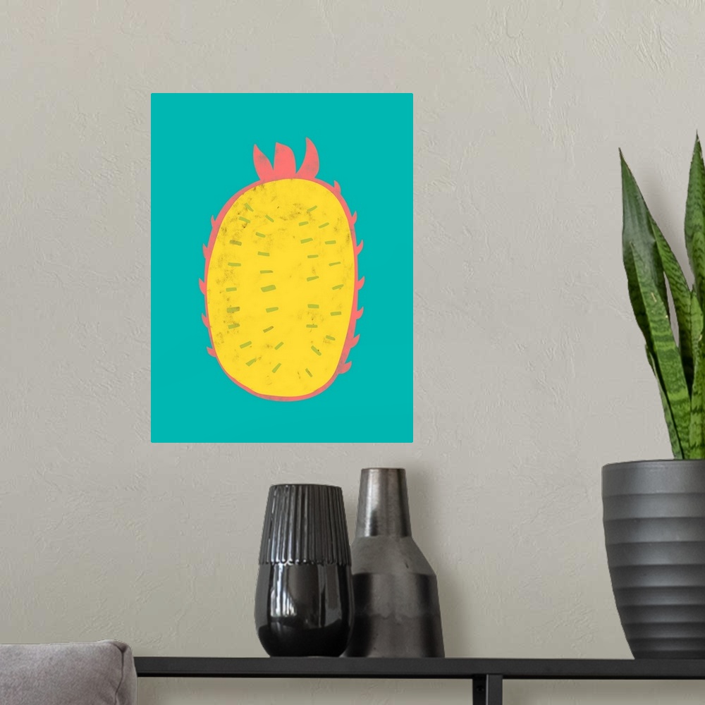A modern room featuring Fruit Party V