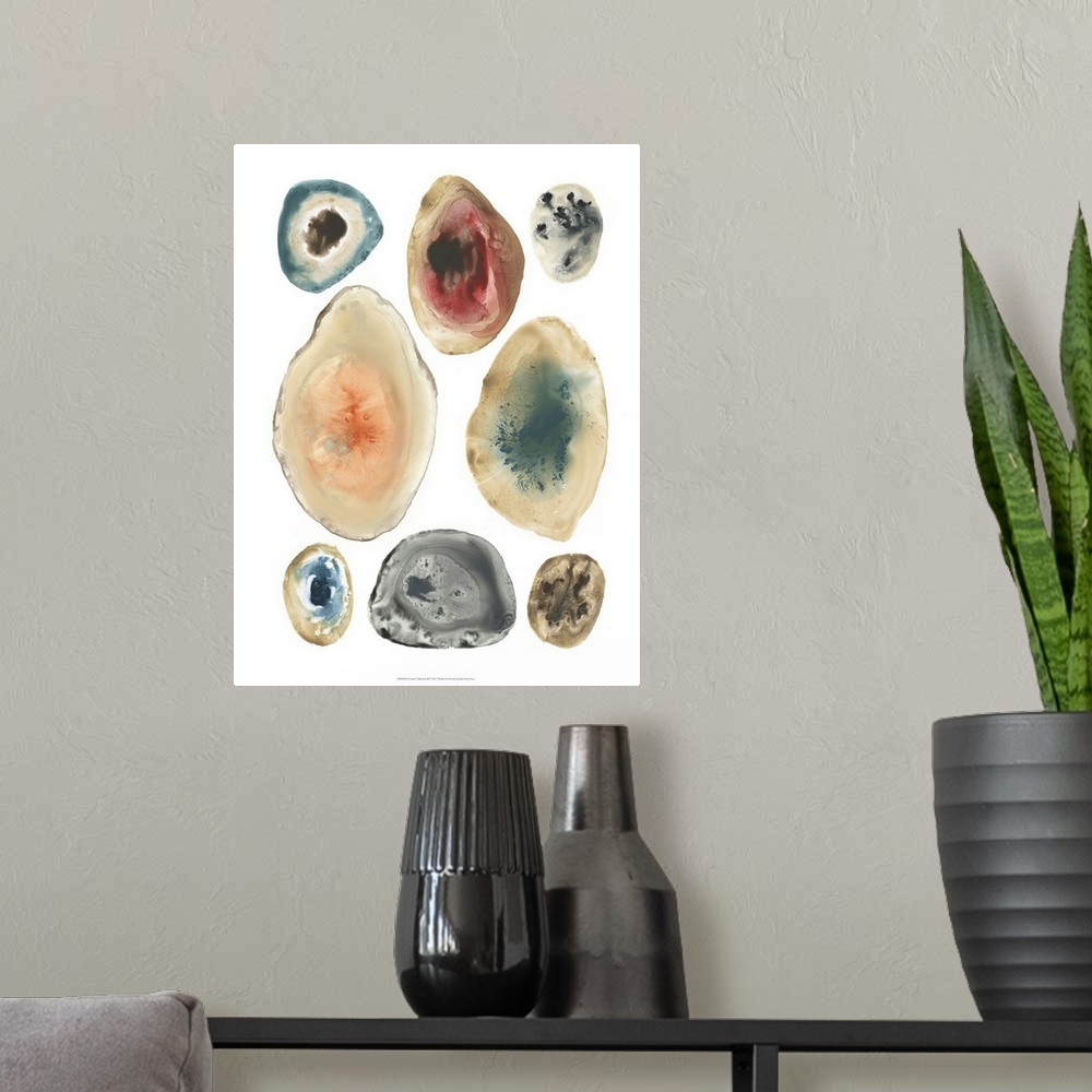 A modern room featuring Geode Collection III