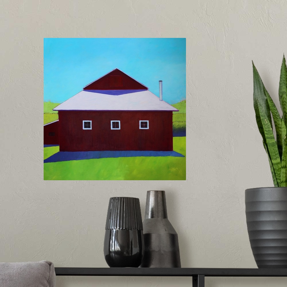 A modern room featuring Homestead Barn V