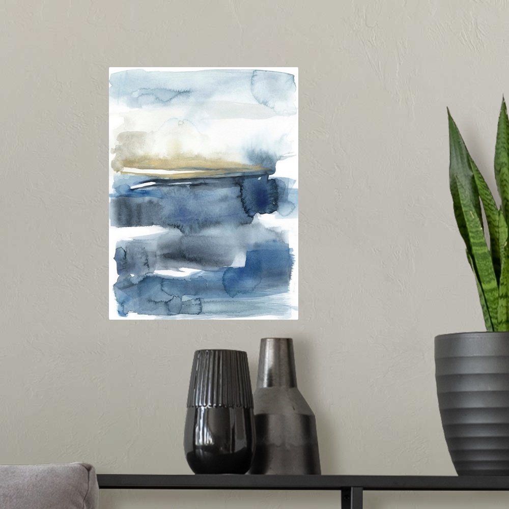 A modern room featuring Light In The Clouds II