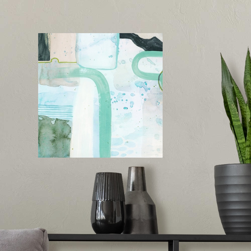 A modern room featuring Minted Storm I