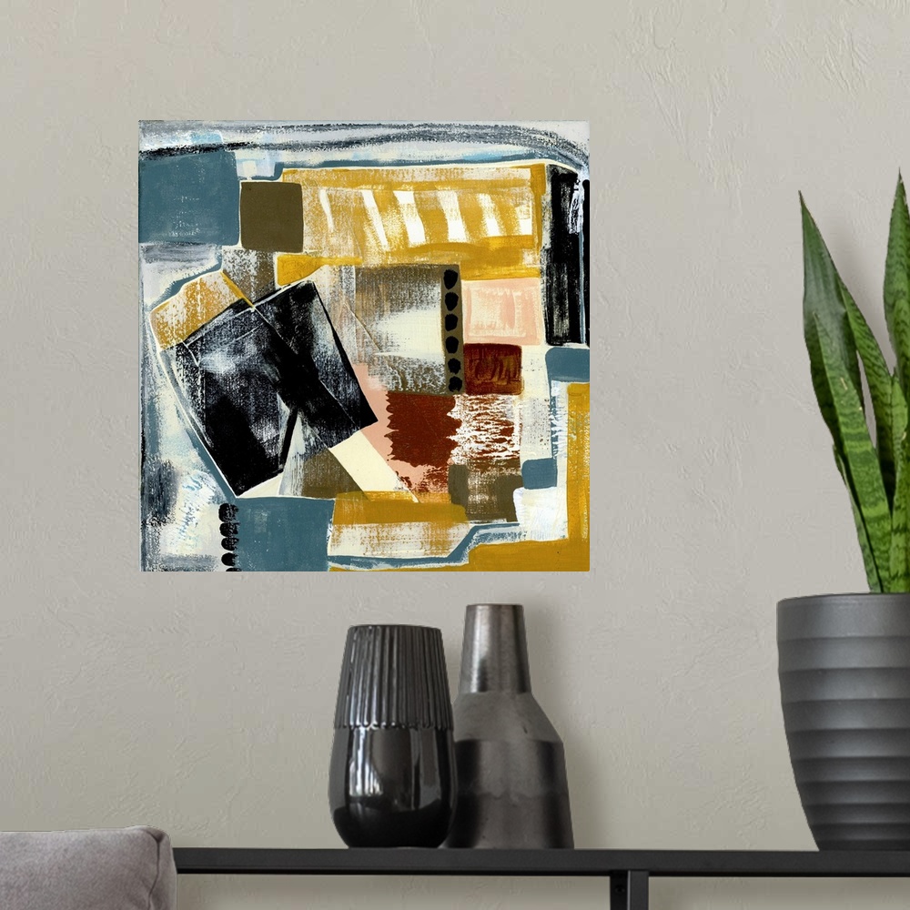 A modern room featuring Modern Geo Abstract V