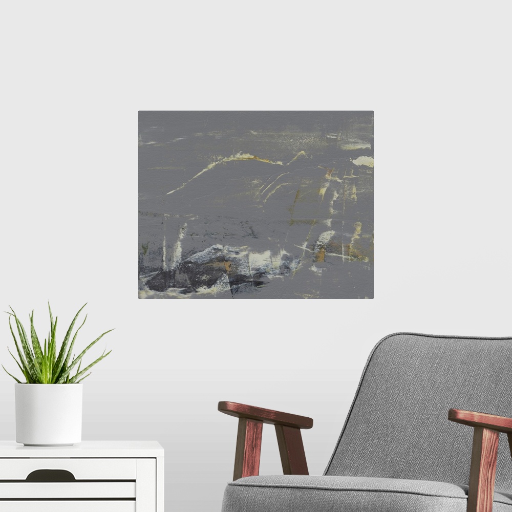 A modern room featuring Mystique Abstract I