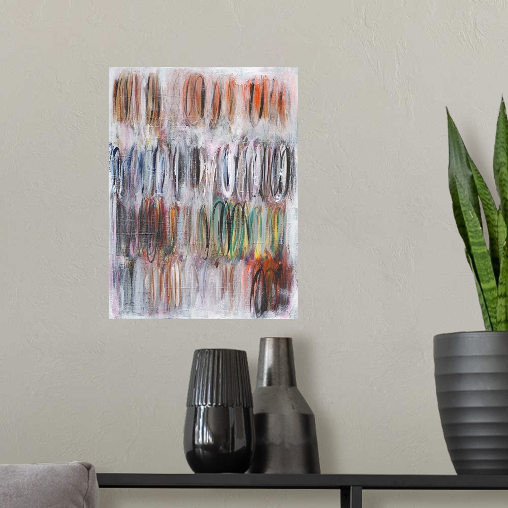 A modern room featuring Paint Scribble II