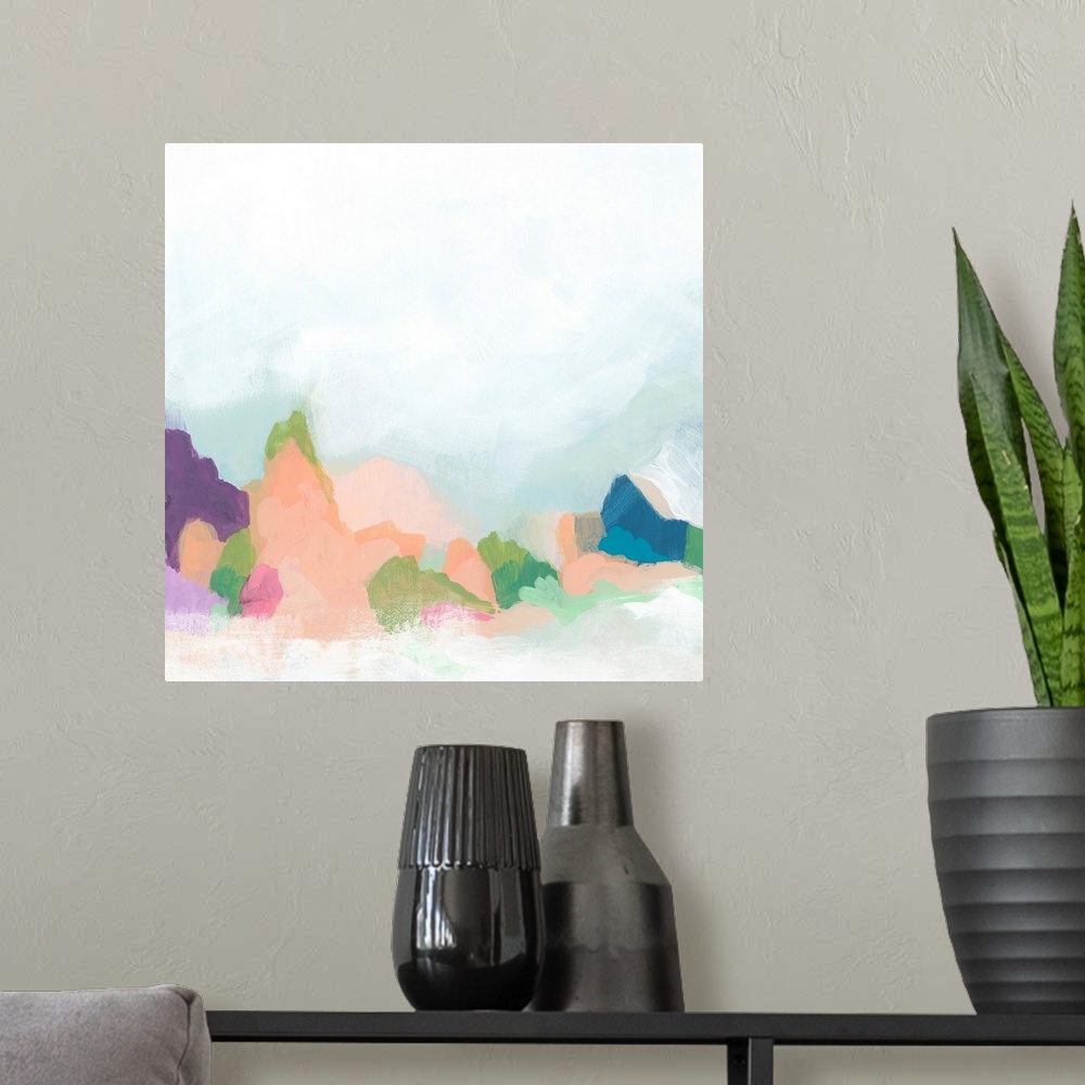 A modern room featuring Palette Topography II