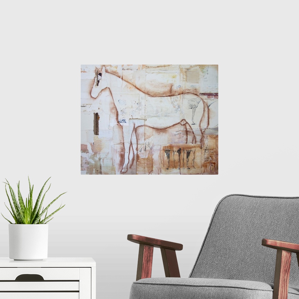 A modern room featuring Practical Horse Keeper