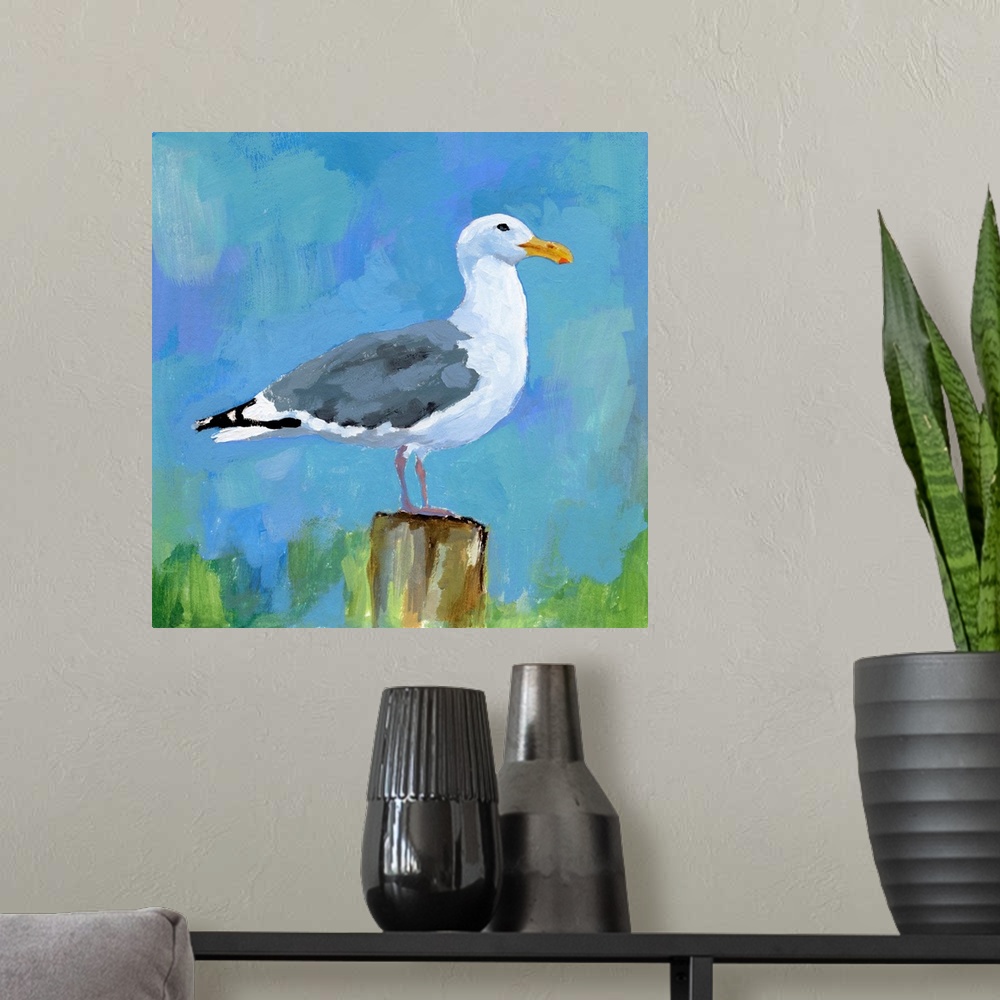 A modern room featuring Salty Gull I