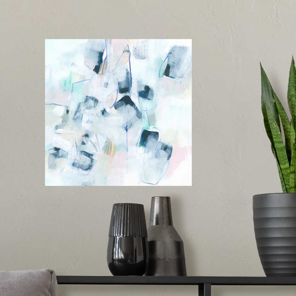 A modern room featuring Soft Focus Pastels II