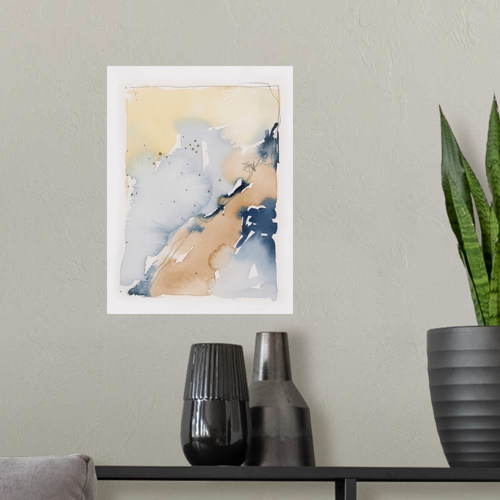 A modern room featuring Soft Shore Sketch I