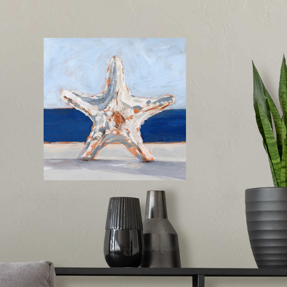 A modern room featuring Starfish By The Sea
