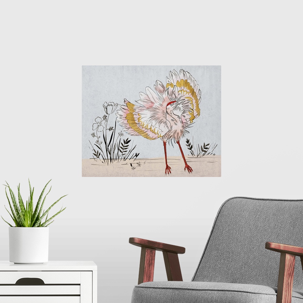 A modern room featuring The Ballerina I