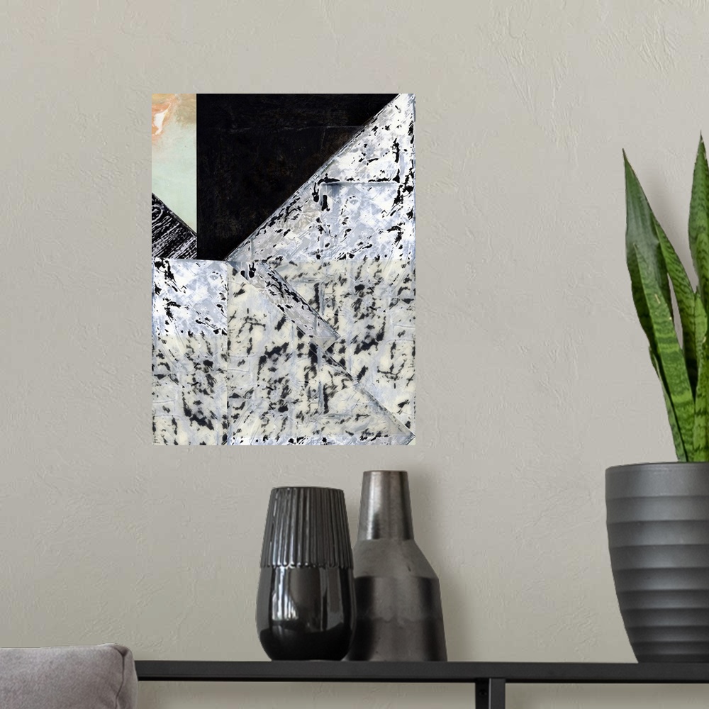 A modern room featuring Tiles & Texture Abstract Angles II