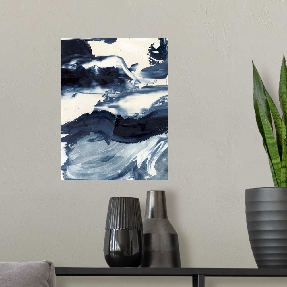 A modern room featuring Wave Rider I