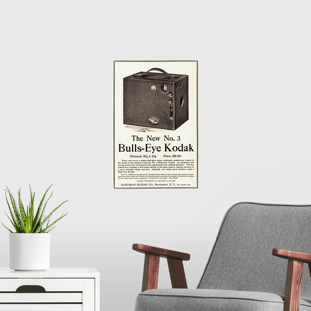 A modern room featuring USA Kodak Magazine Advert