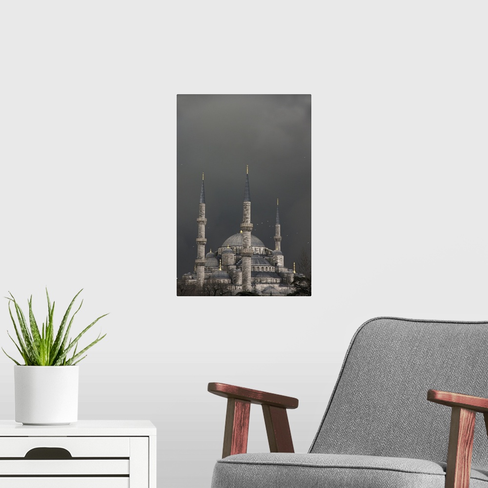 A modern room featuring Blue Mosque/Sultan Ahmet Camii, Istanbul, Turkey