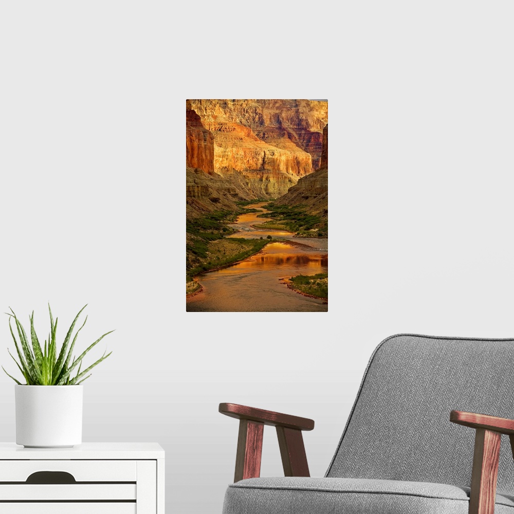 A modern room featuring Colorado River, Marble Canyon, Grand Canyon National Park, Arizona.