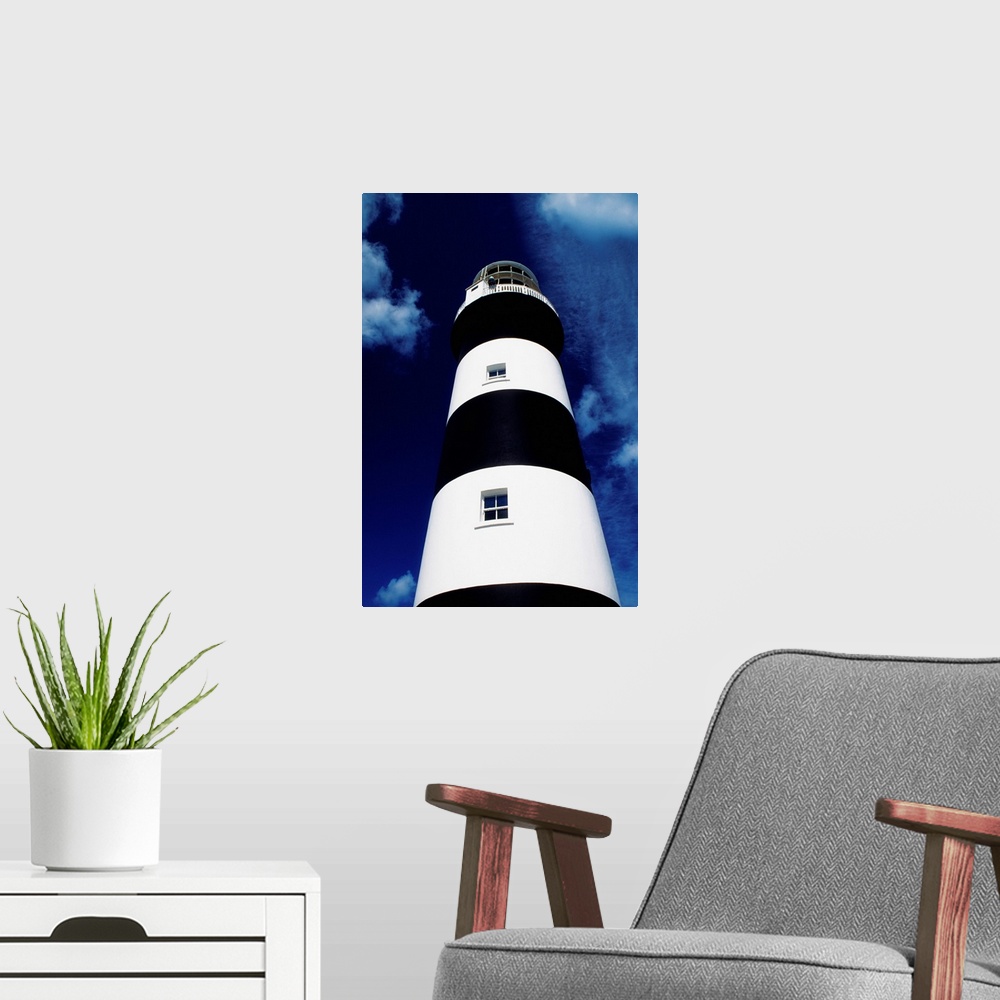 A modern room featuring Old Head Of Kinsale, Kinsale, County Cork, Ireland; Lighthouse