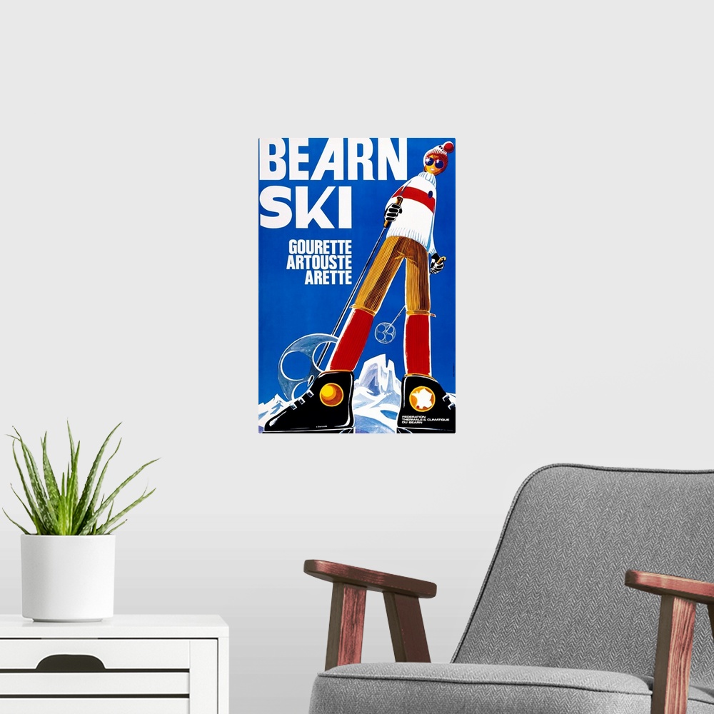 A modern room featuring Bearn Ski