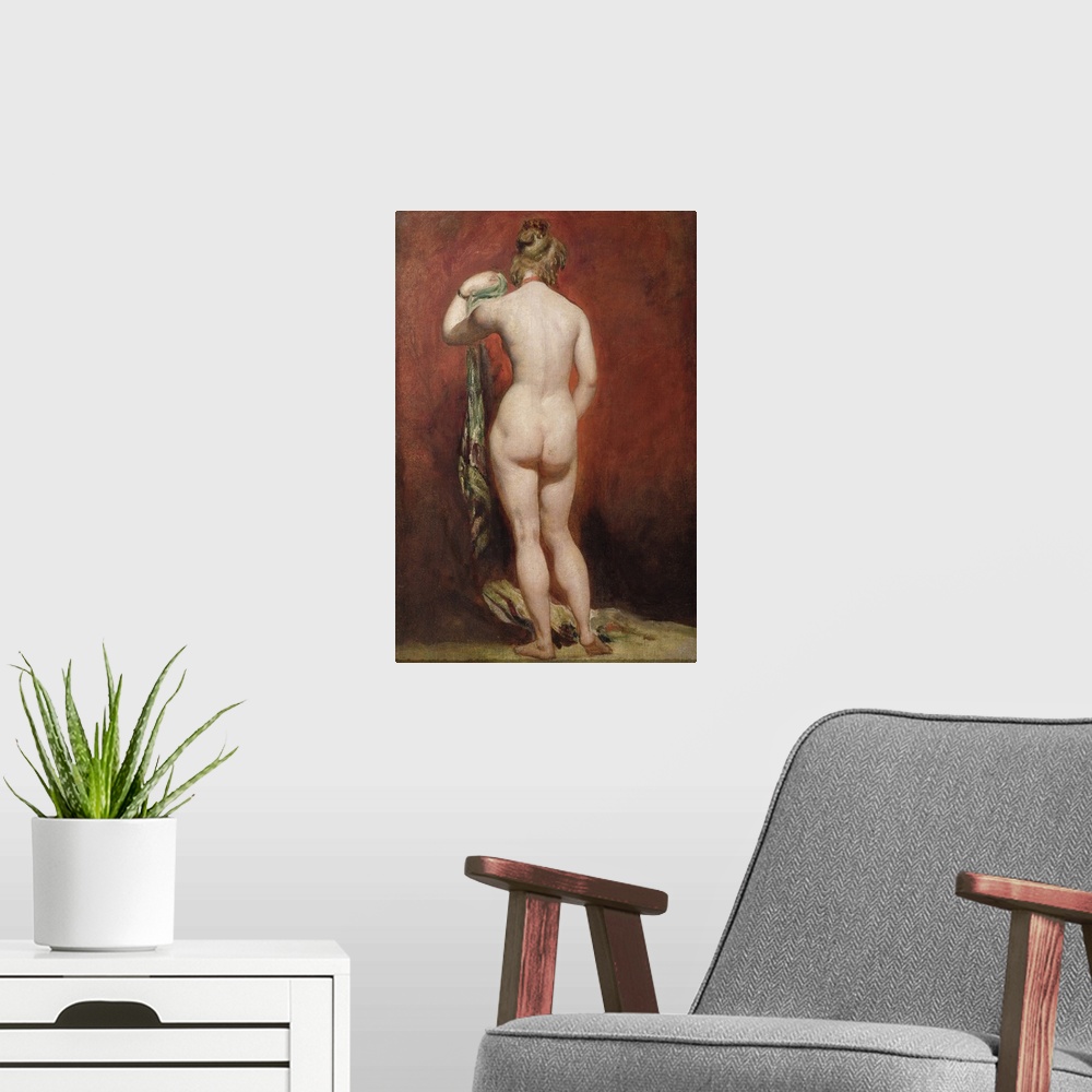 A modern room featuring Standing Female Nude