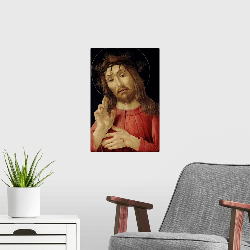 A modern room featuring The Resurrected Christ, c.1480