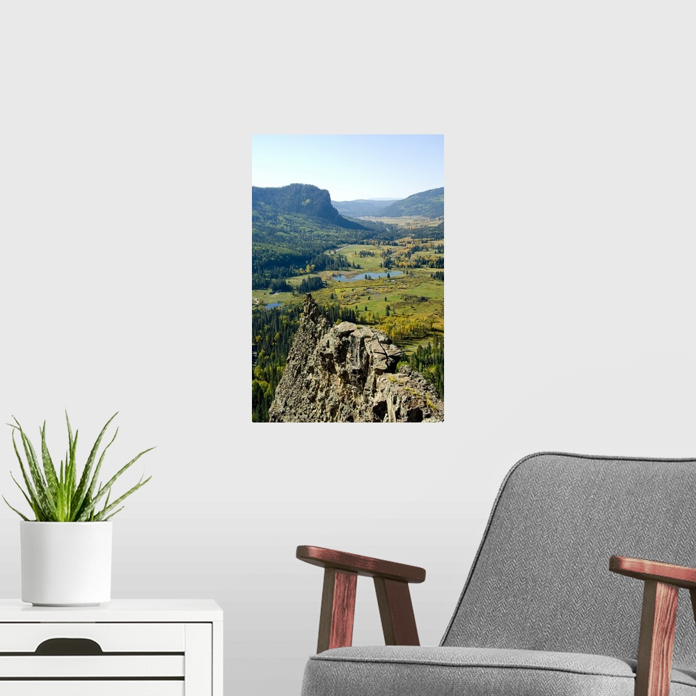 A modern room featuring Colorado, Roadside views between Pagosa (healing waters) Springs