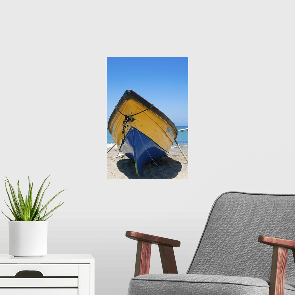 A modern room featuring Fishing Boats, Treasure Beach, Lover's Leap, Jamaica South Coast