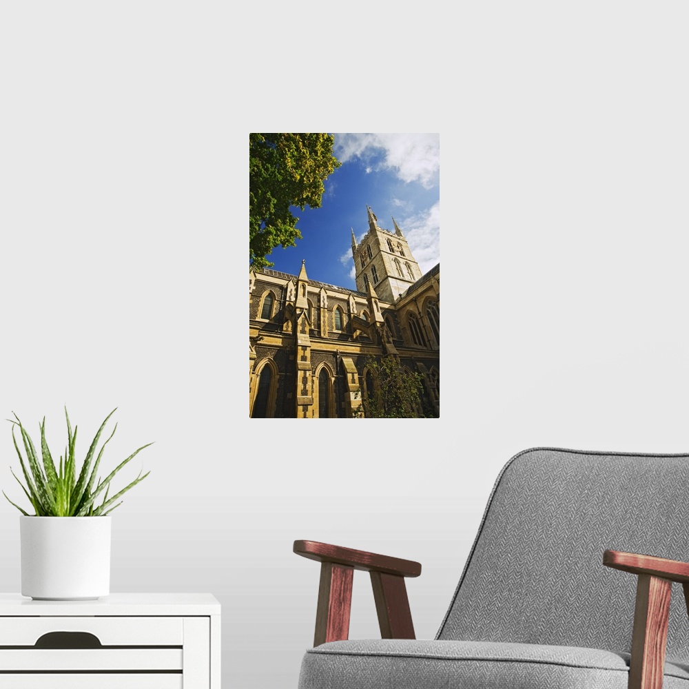 A modern room featuring Europe, Great Britain, London. View of the Southwark Cathedral. Credit as: Dennis Flaherty / Jayn...