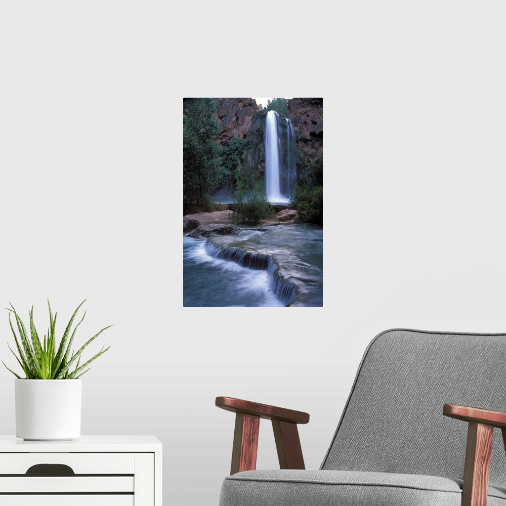 A modern room featuring Havasu Falls, Arizona.