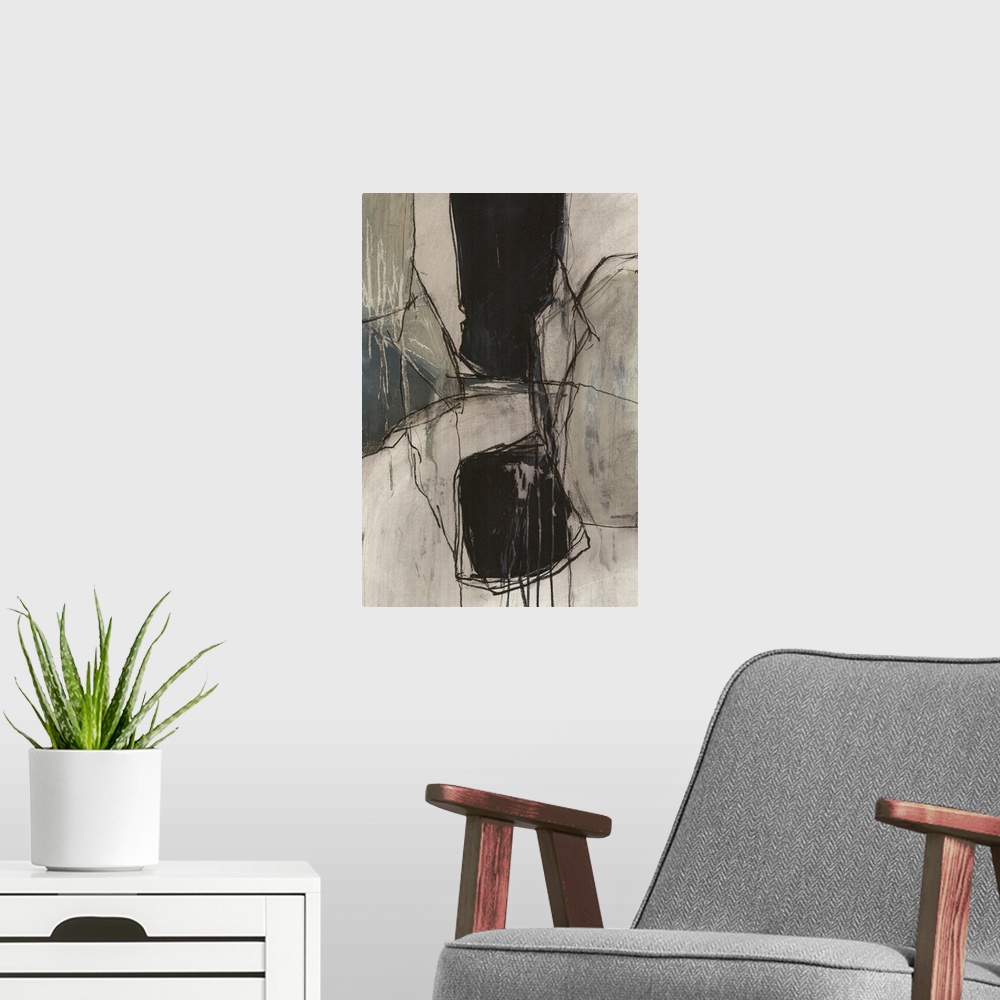 A modern room featuring Abstract 244