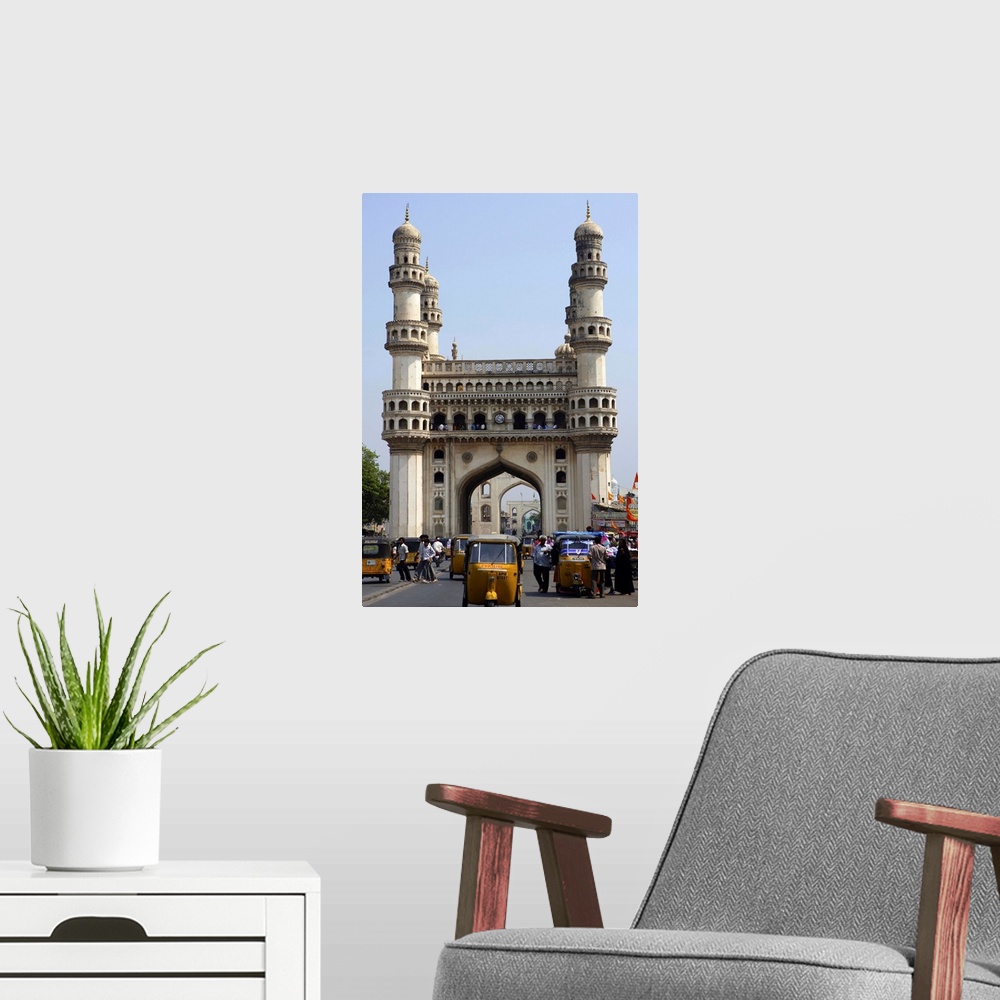 A modern room featuring India, Andhra Pradesh, Hyderabad, Hyderabad, The Charminar
