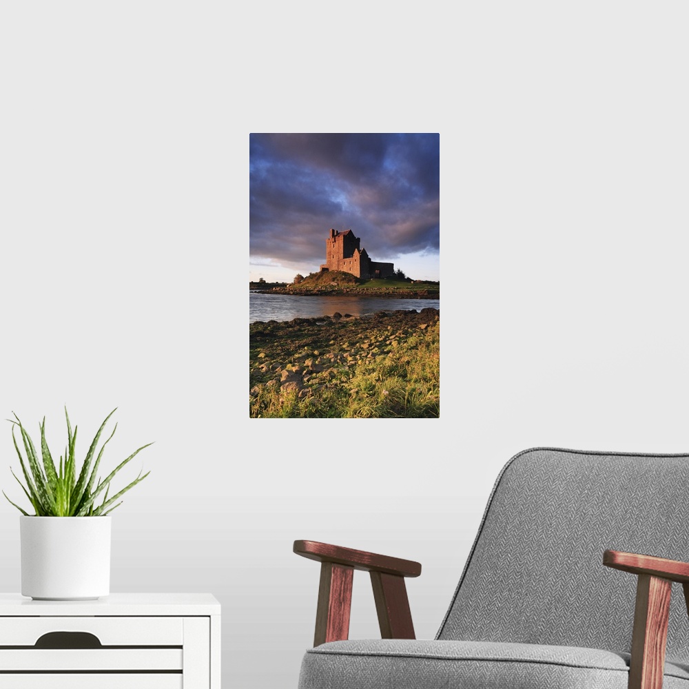 A modern room featuring Ireland, Galway, Dunguaire Castle, one of the country's best preserved castles
