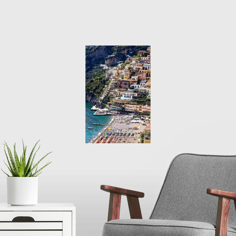 A modern room featuring Italy, Campania, Mediterranean area, Amalfi Coast, Mediterranean sea, Tyrrhenian coast, Salerno d...