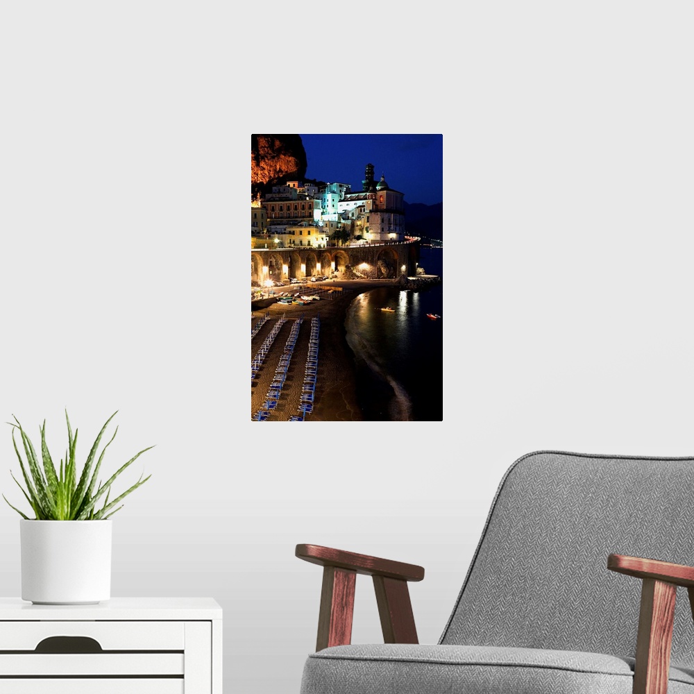 A modern room featuring Italy, Italia, Campania, Peninsula of Sorrento, Amalfi Coast, Atrani town