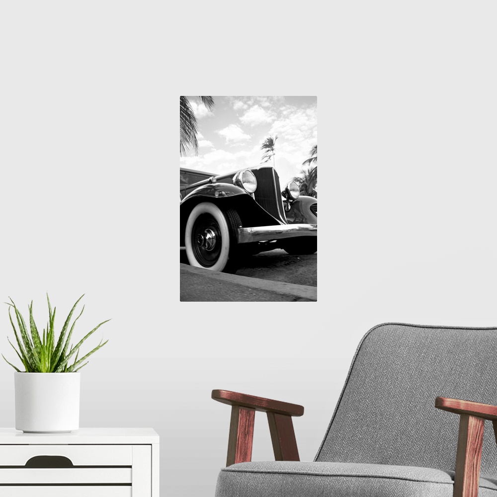 A modern room featuring United States, USA, Florida, Miami, Art Deco district, vintage car