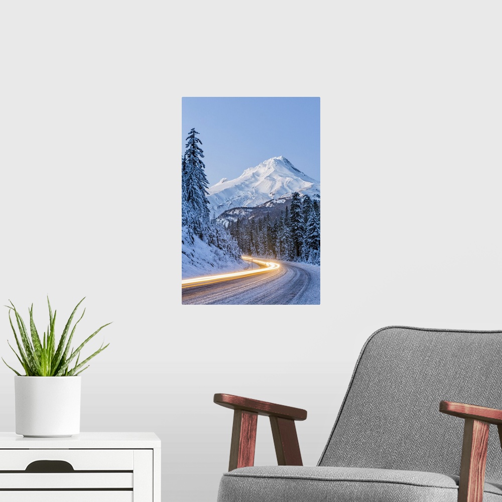 A modern room featuring USA, Oregon, Mount Hood National Forest, Portland, Mount Hood