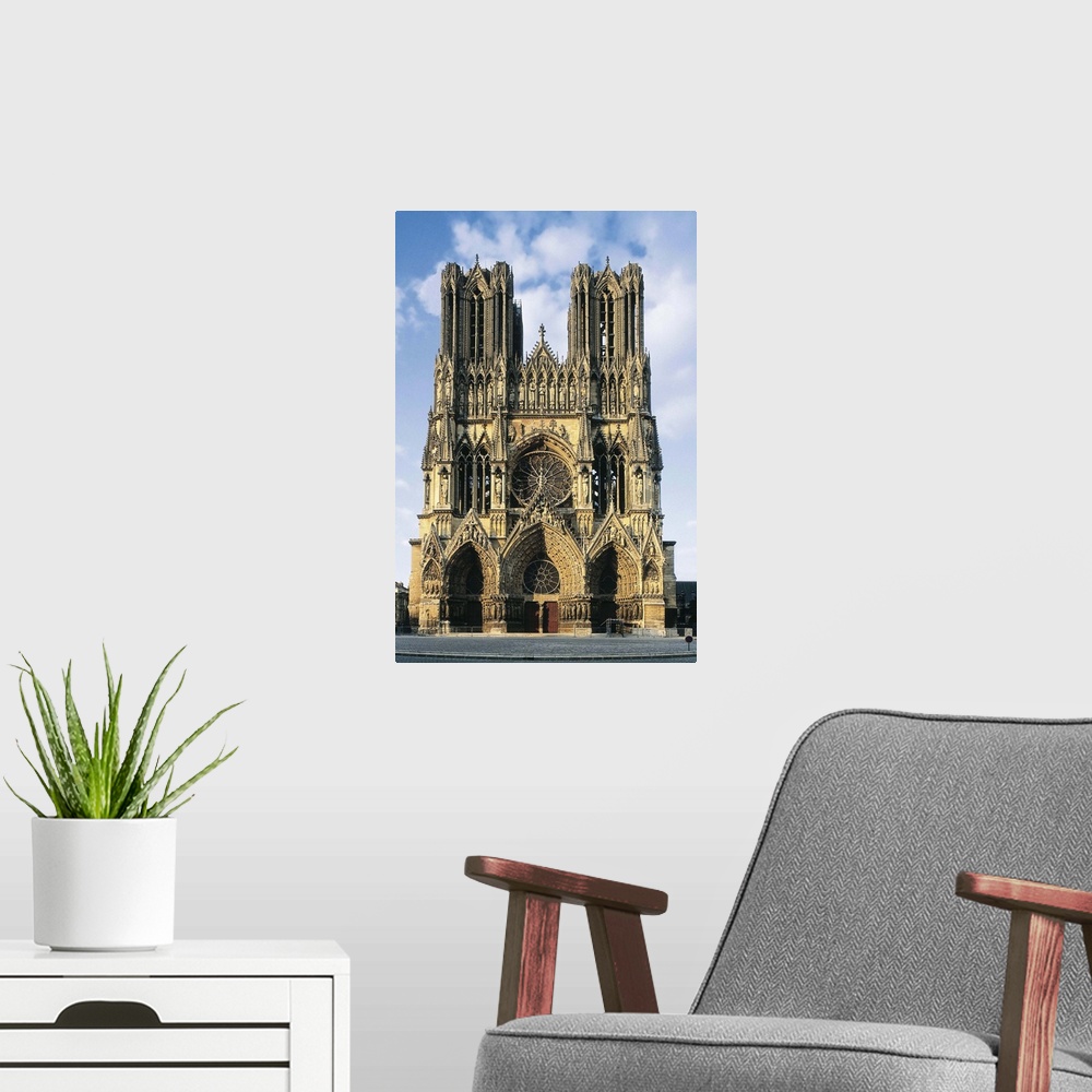 A modern room featuring The Cathedral of Notre-Dame