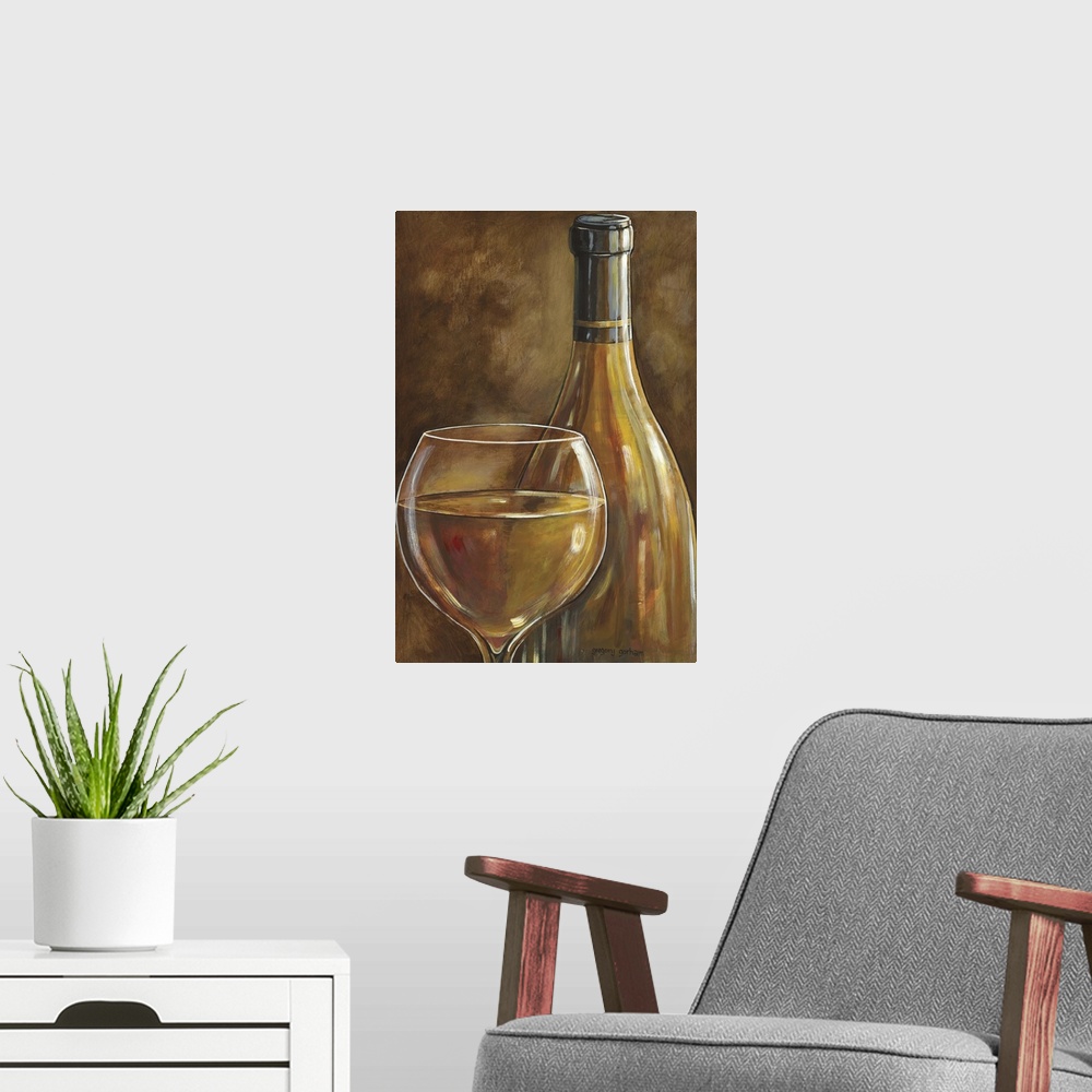 A modern room featuring White Wine