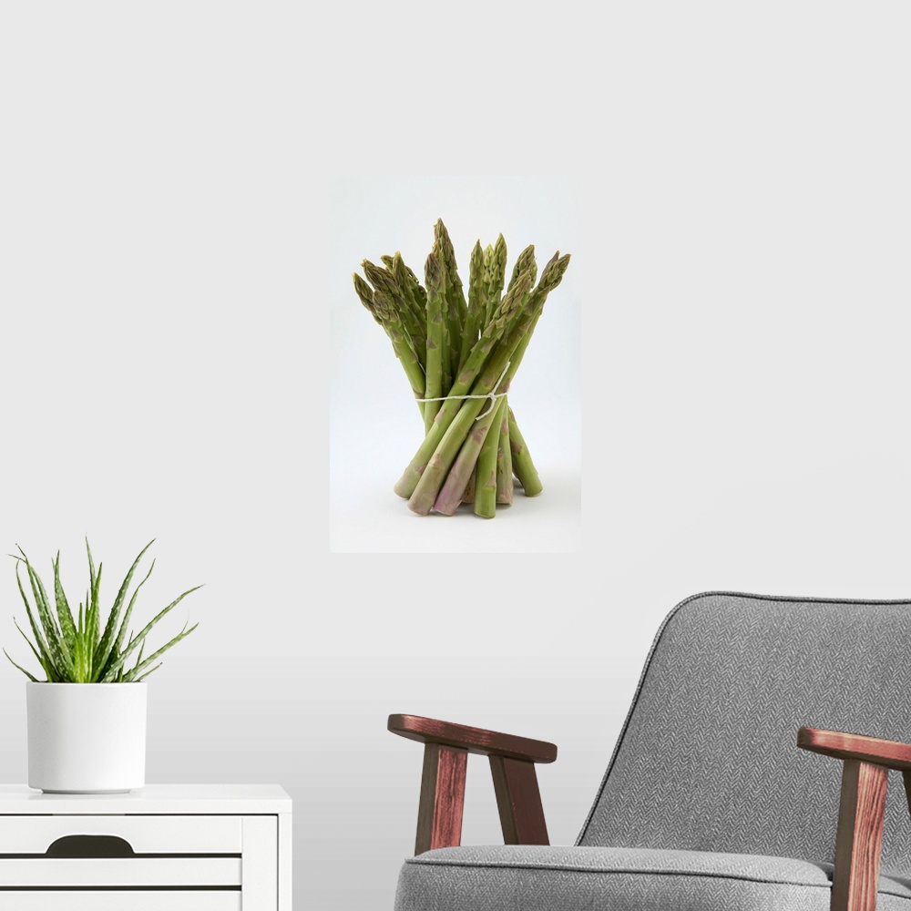 A modern room featuring Bunch Of Asparagus