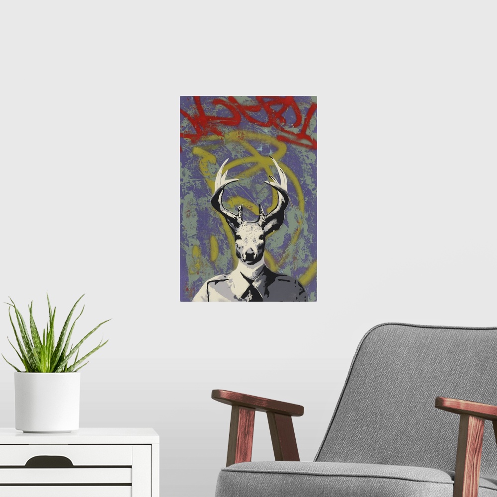 A modern room featuring Whimsical, Figurative, Animals