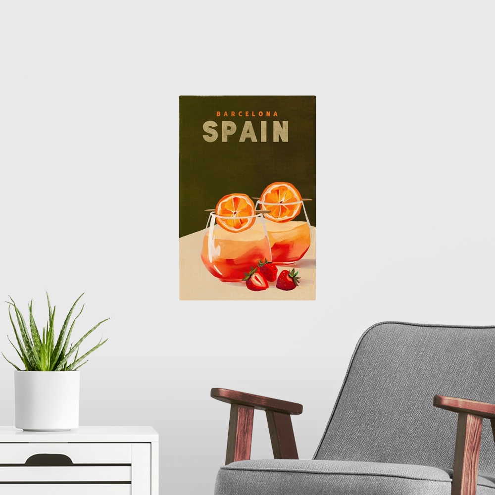 A modern room featuring Cocktail Spain