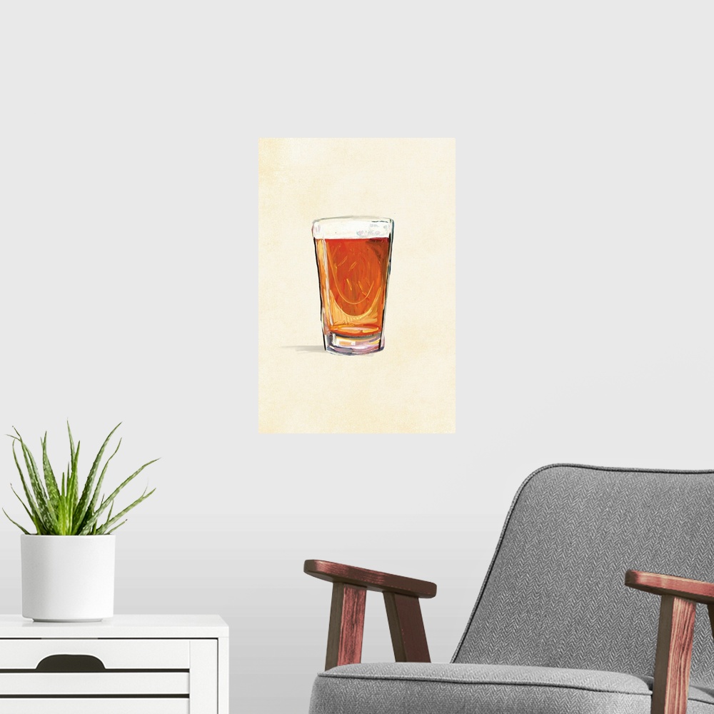 A modern room featuring Pale Ale Solo