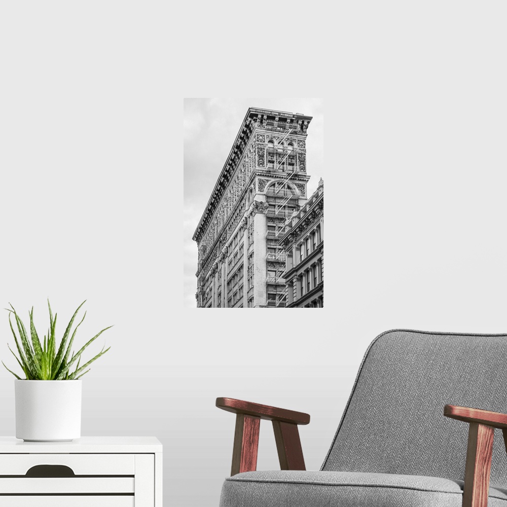 A modern room featuring Broome Street, Soho, Manhattan, New York City, USA