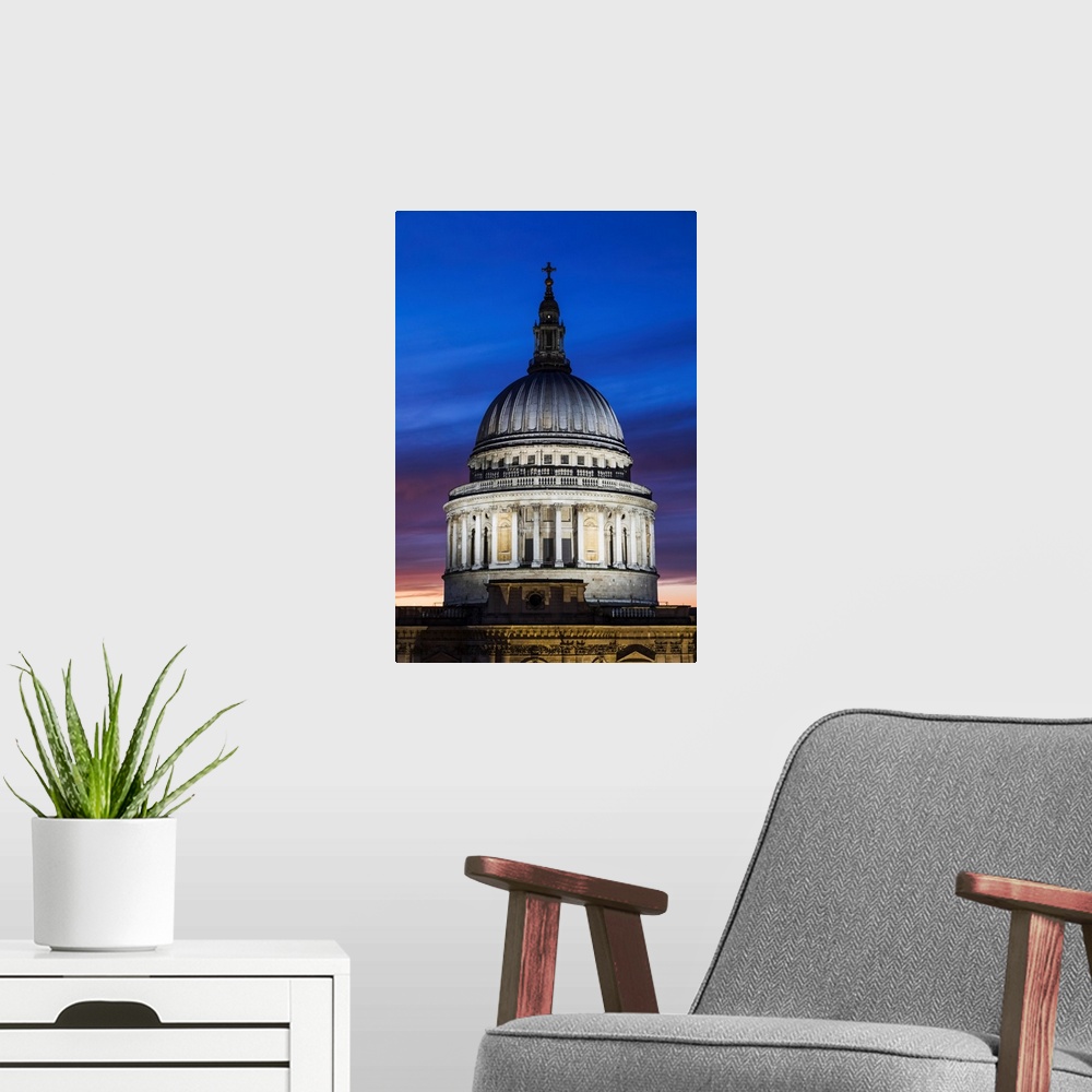 A modern room featuring England, London, City Of London, St. Pauls Cathedral, The Dome.