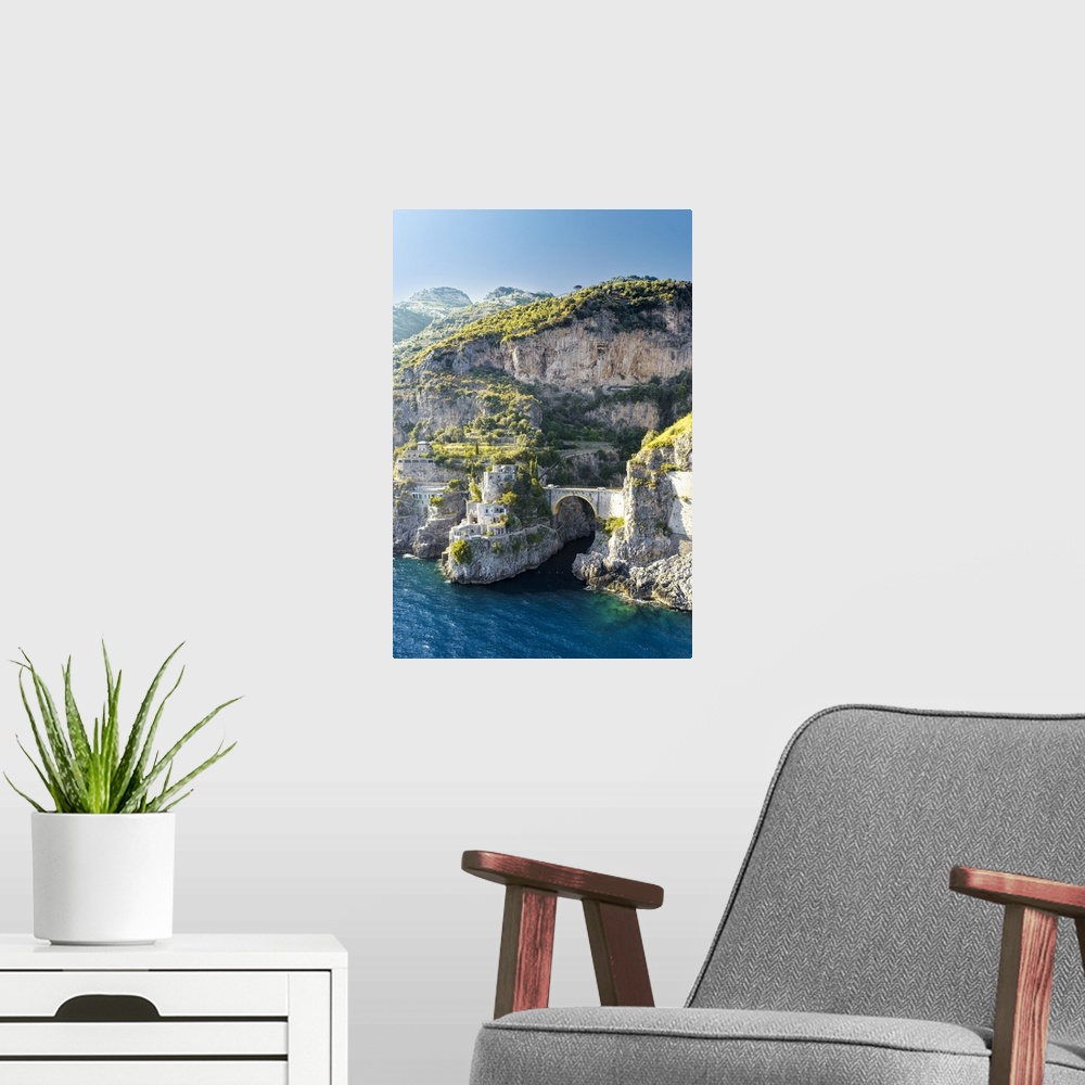 A modern room featuring Fiordo di Furore, Amalfi Coast, Campania, Italy
